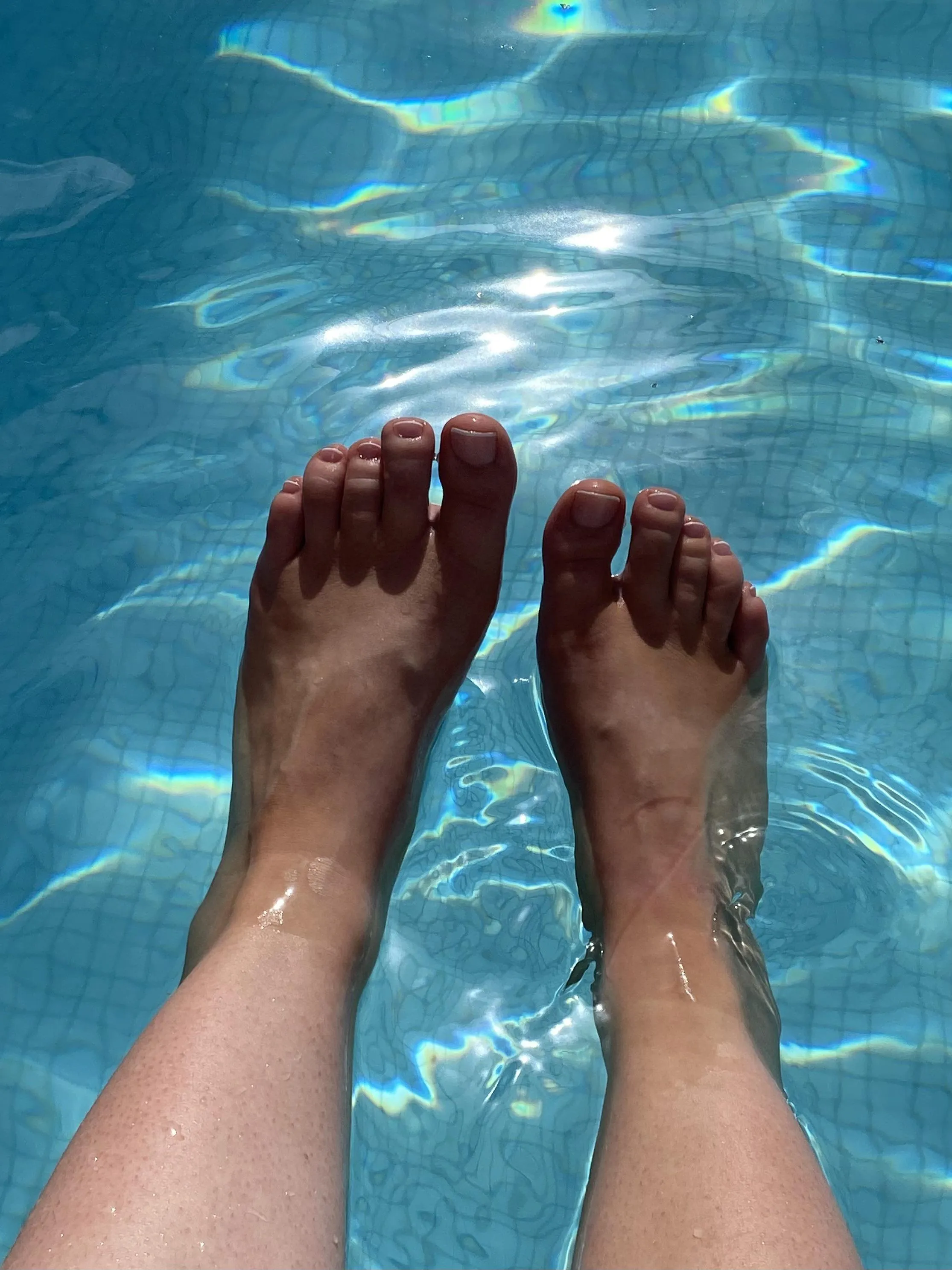 Pool selfie while in Ibiza