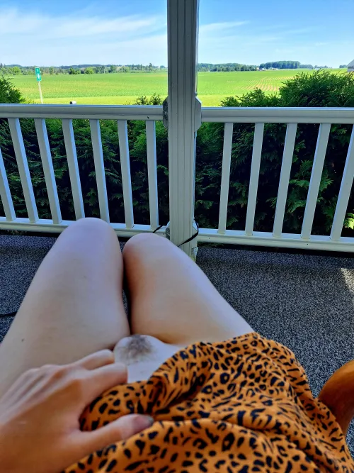 She needed some fresh air <3