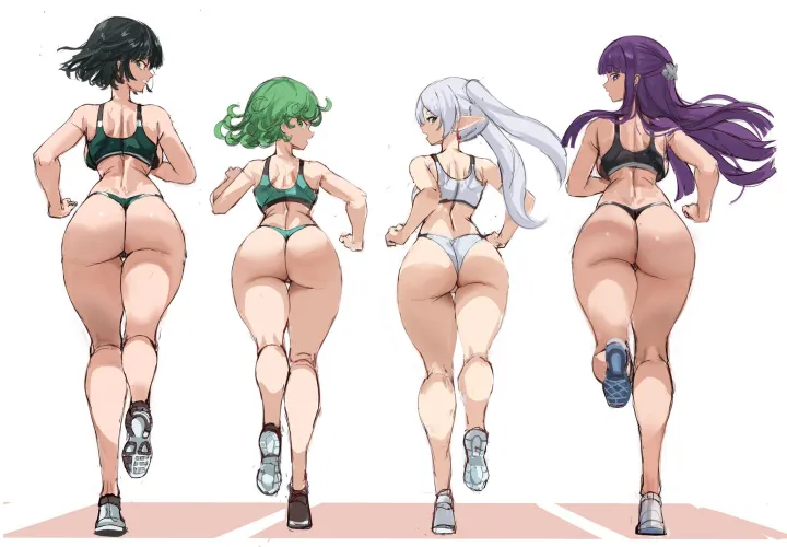 Tatsumaki, Frieren, Fubuki & Fern [One Punch Man] x [Frieren: Journey's End] (RakAmime)