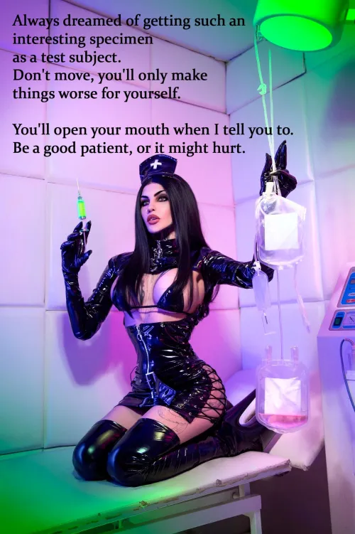 Tonight you're just my test subject