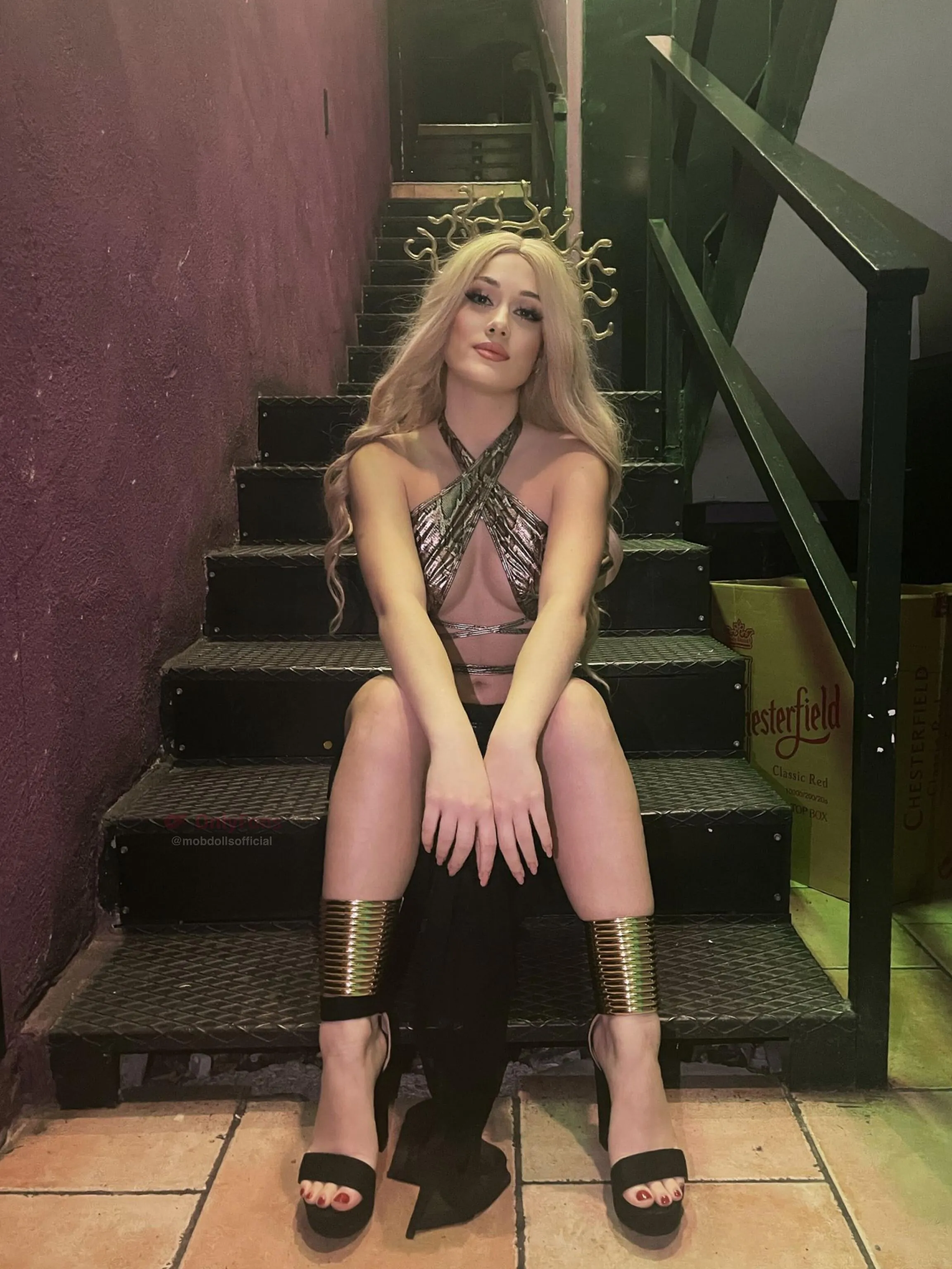 Your little guy is no match for my body. Even my foot is too much for you.