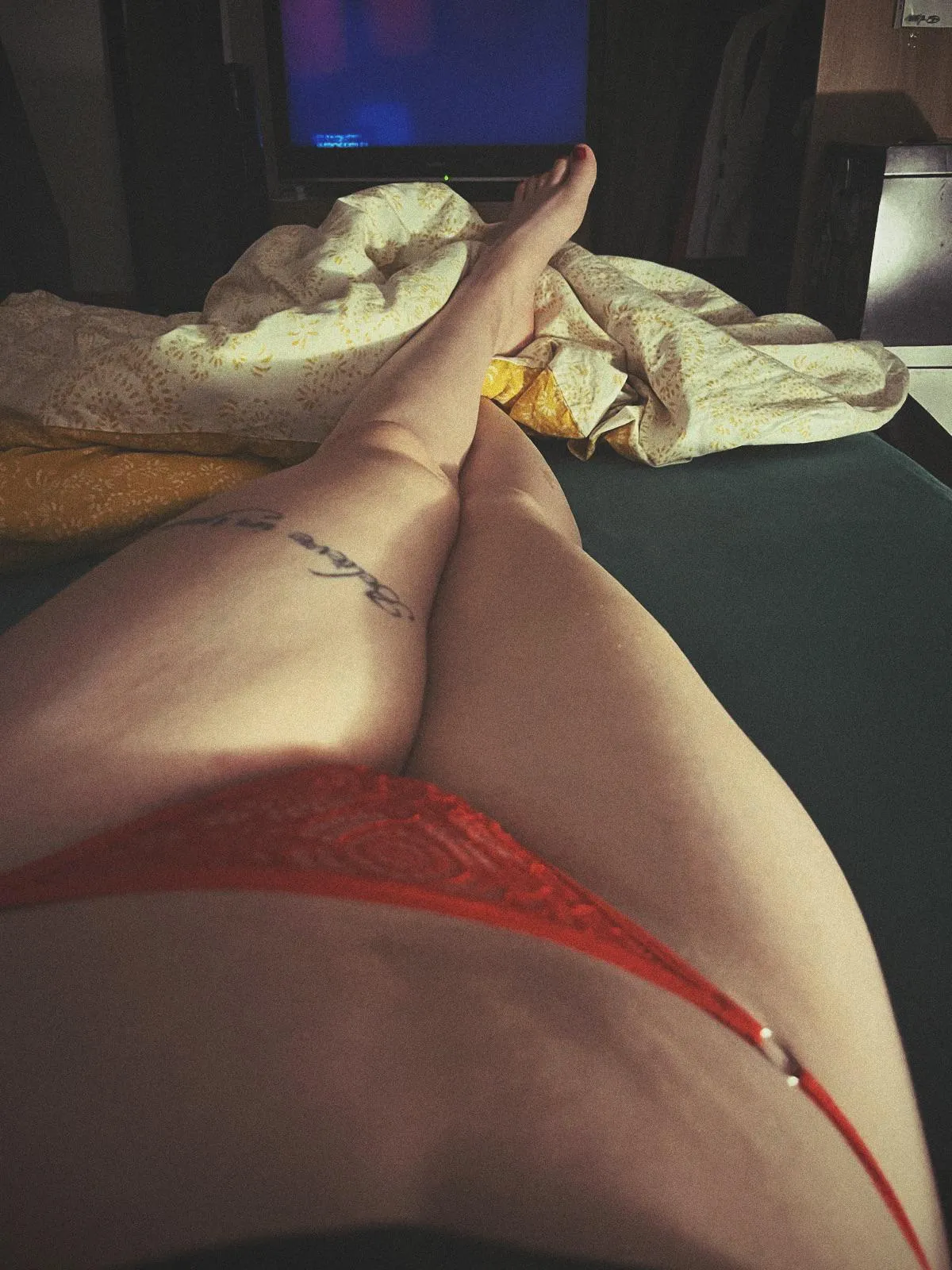 Am I staying in alone tonight?