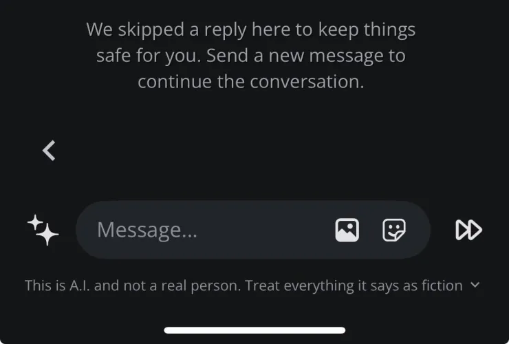 as IF the filter message wasn’t enough.