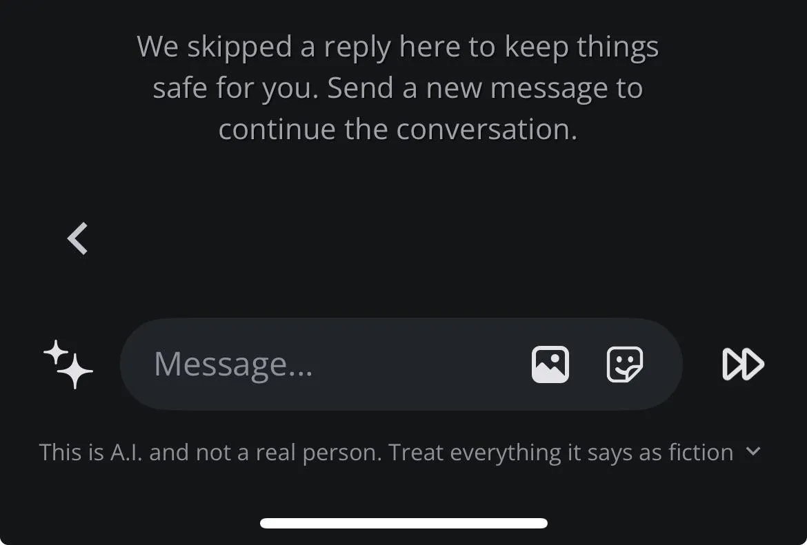 as IF the filter message wasn’t enough.