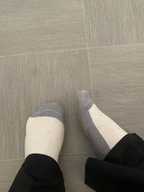 Been out on my feet all day 👣show my sweaty socks some attention 🧦