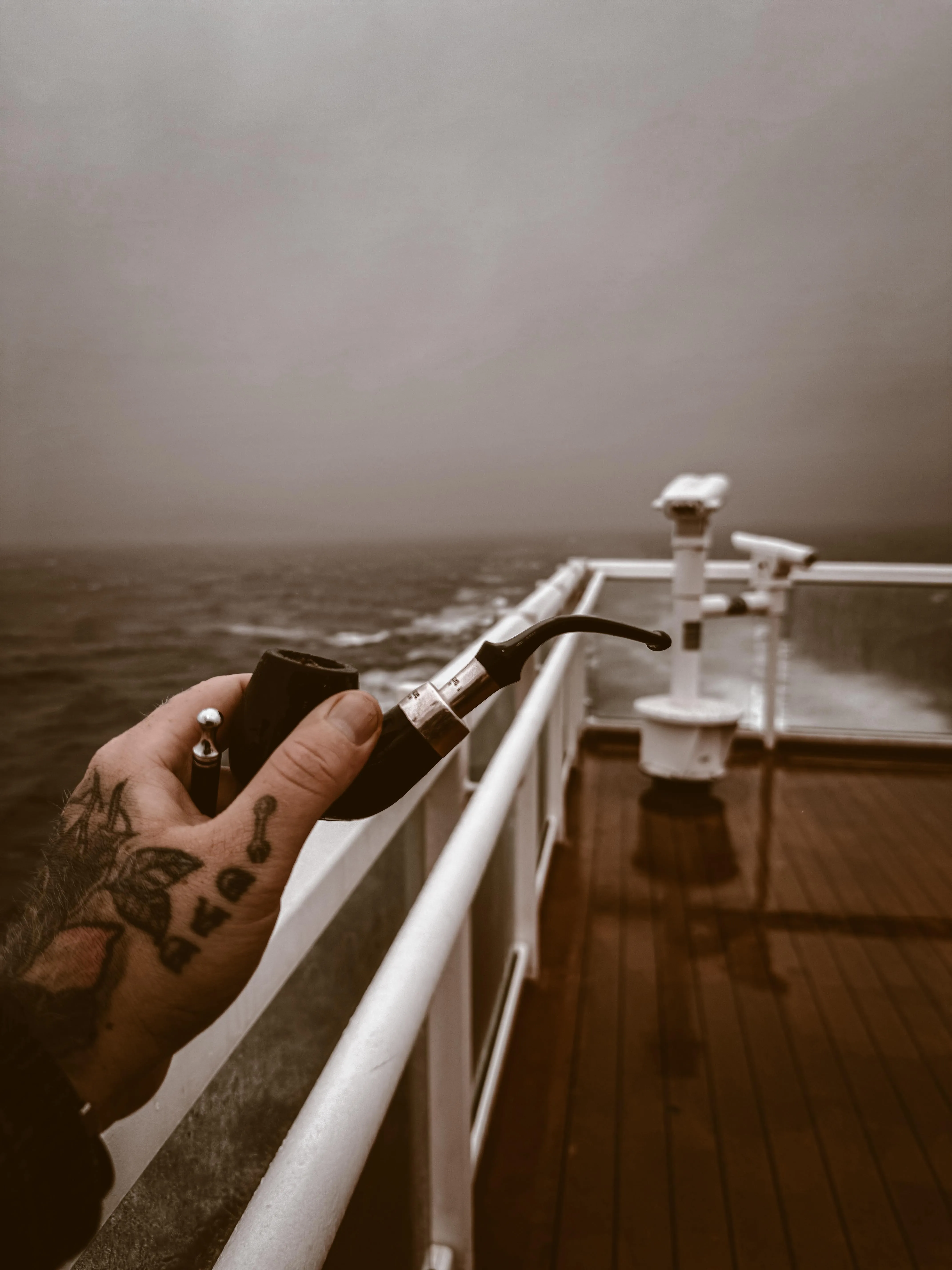 Erinmore in my Peterson at sea.