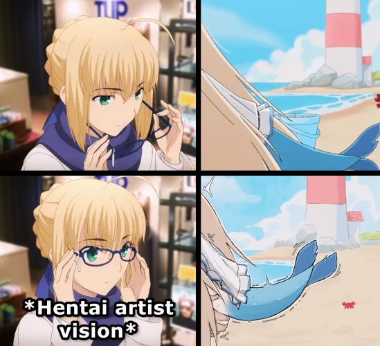 Hentai artist is always thinking 3 steps ahead