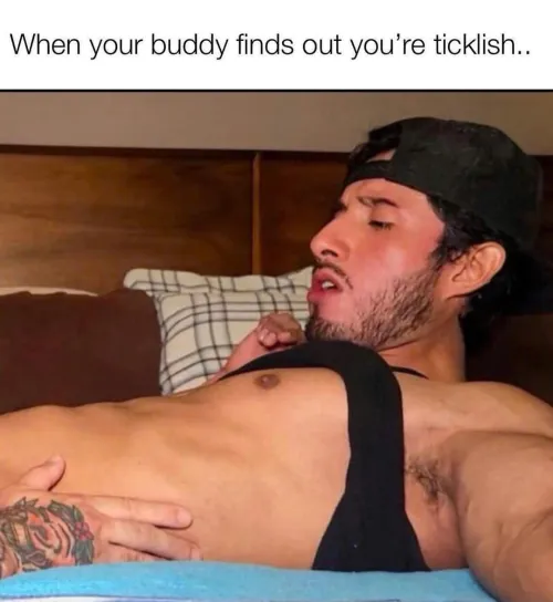 I kinda wanna get my hands on him too… see how squirmy he gets when I hit the right spot :3