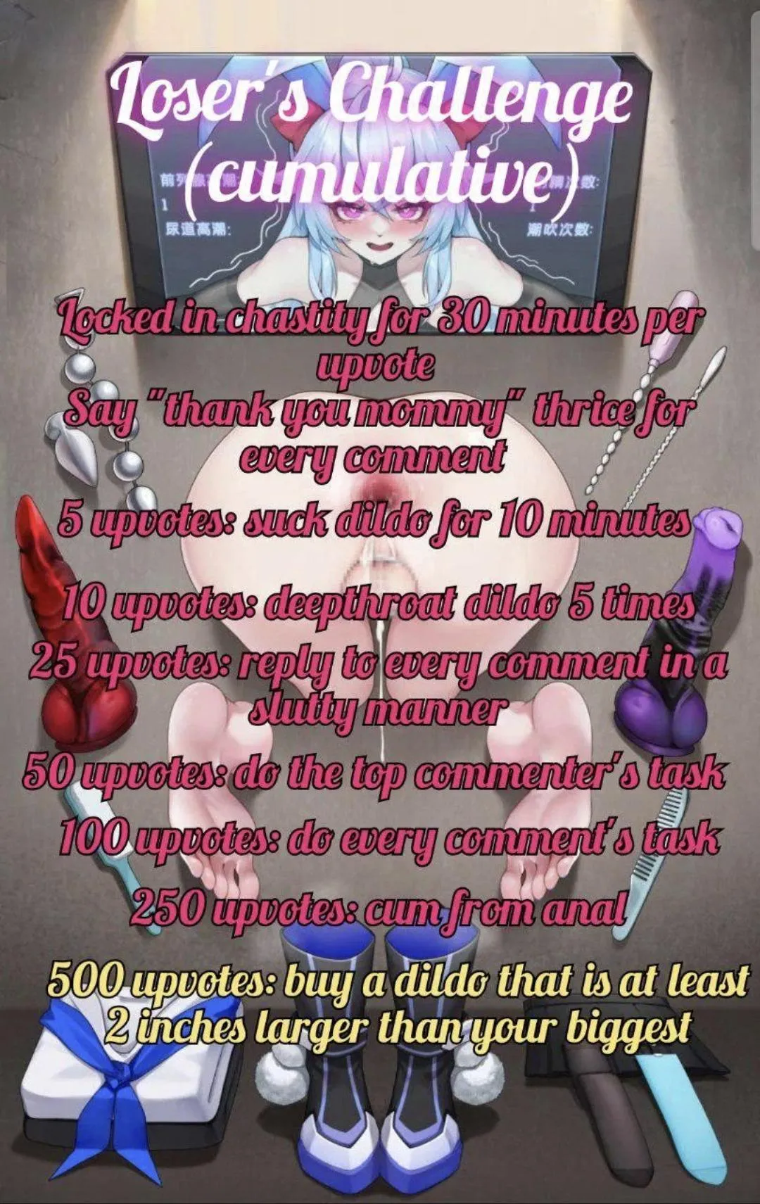 I wanted to learn my place and u/bludiamant destroyed me in battleships and made me into a glory hole for all of you to enjoy. Please DM me