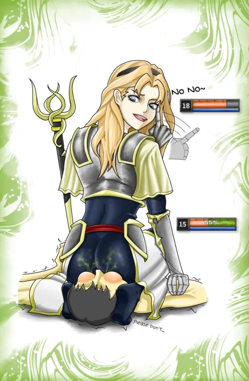 Lux (LOL) wants to defeat you by farting on you~ [farts] [facesitting] [LOL]