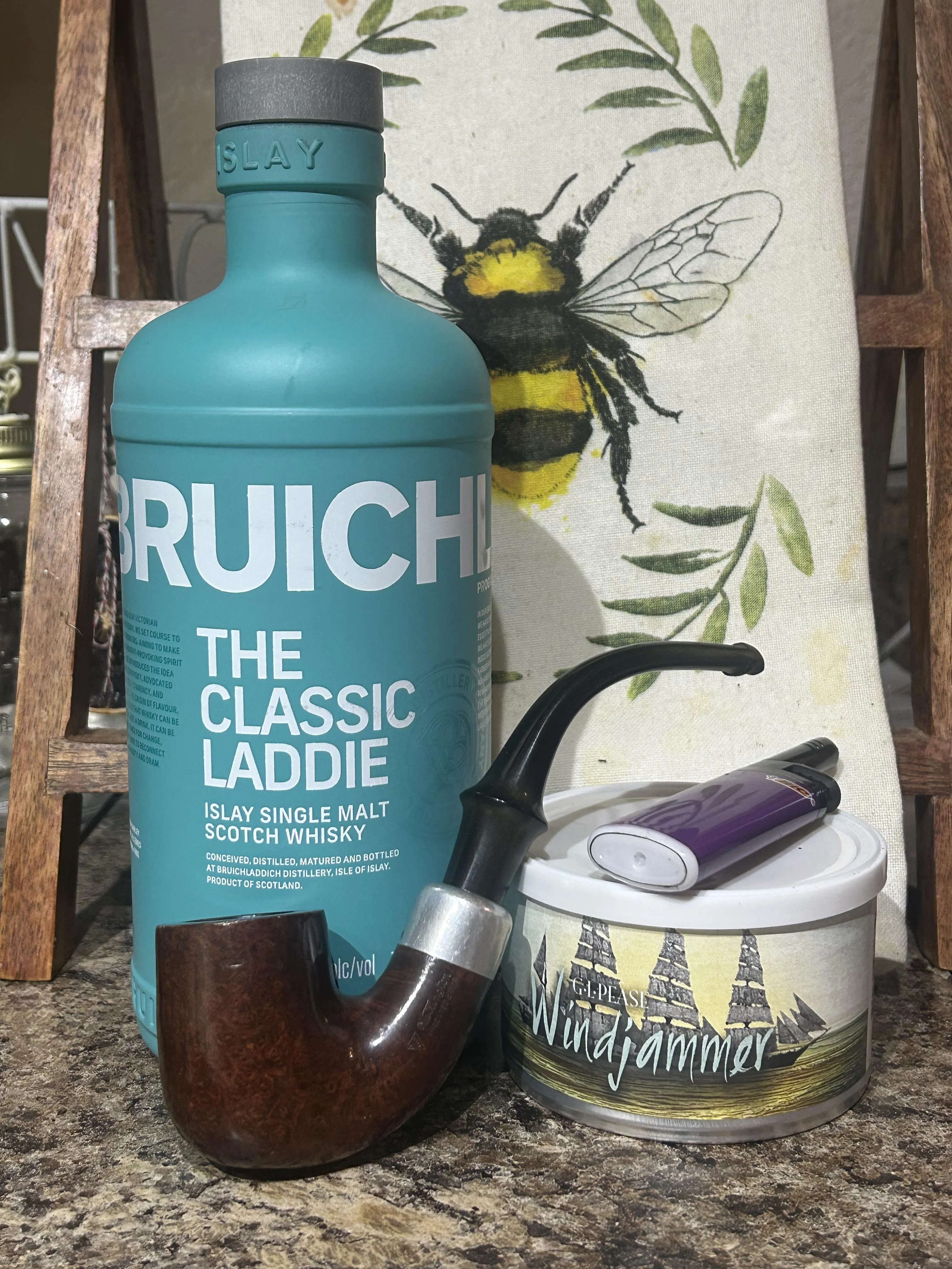 “New” estate pipe and G.L. Pease