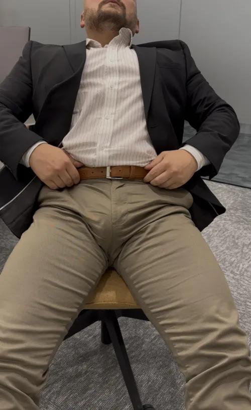 Take a seat if you want