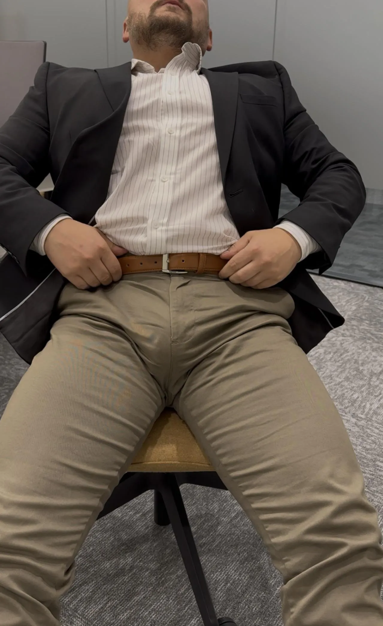 Take a seat if you want