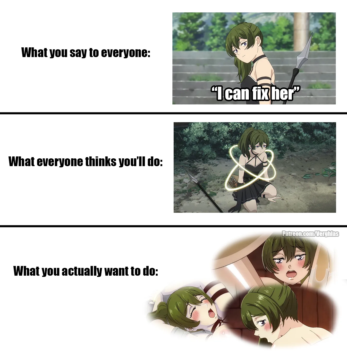 You won't fool anyone. We all know this is what you plan for Übel