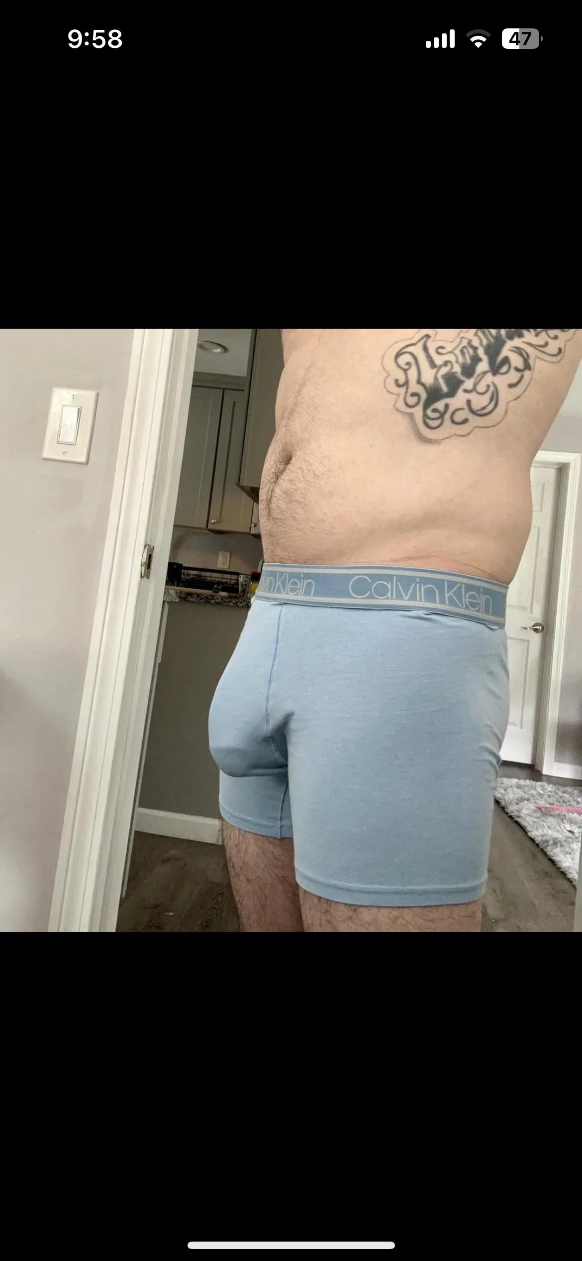 40, Shelton - just bored.