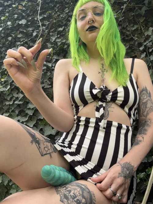 And you’ll take all of me, right in front of that little wife of yours. Dressed up in her lingerie