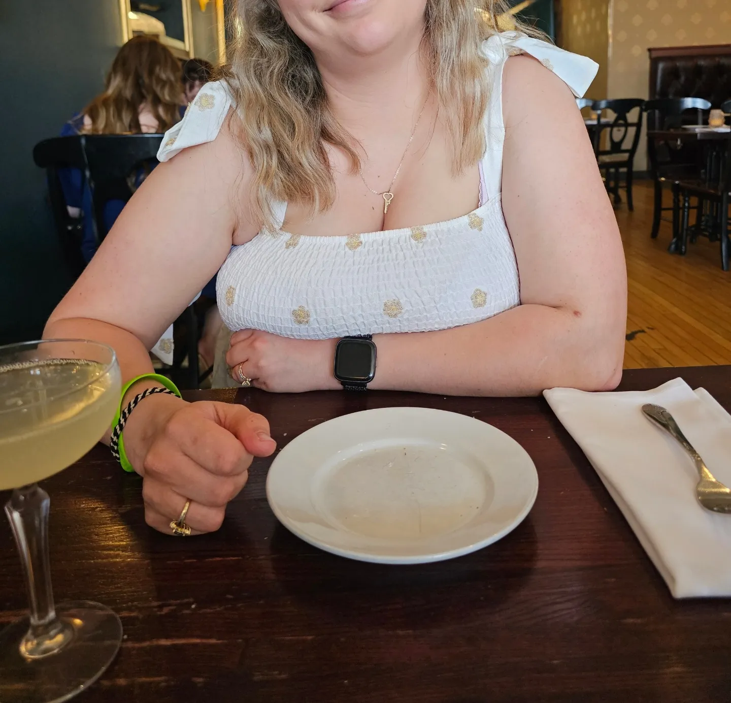 Another date night wearing cucks key. Do you think he knew what he would be cleaning up for dessert that night?