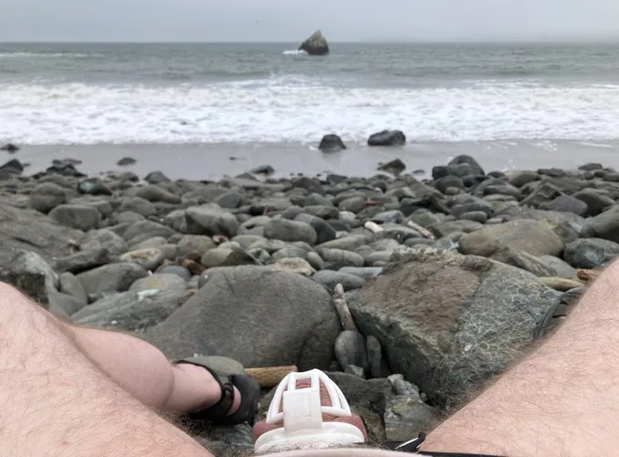 Cold enough I had the whole beach to myself