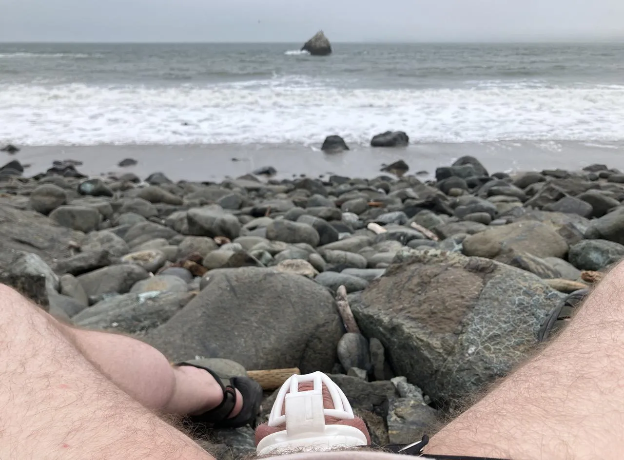 Cold enough I had the whole beach to myself