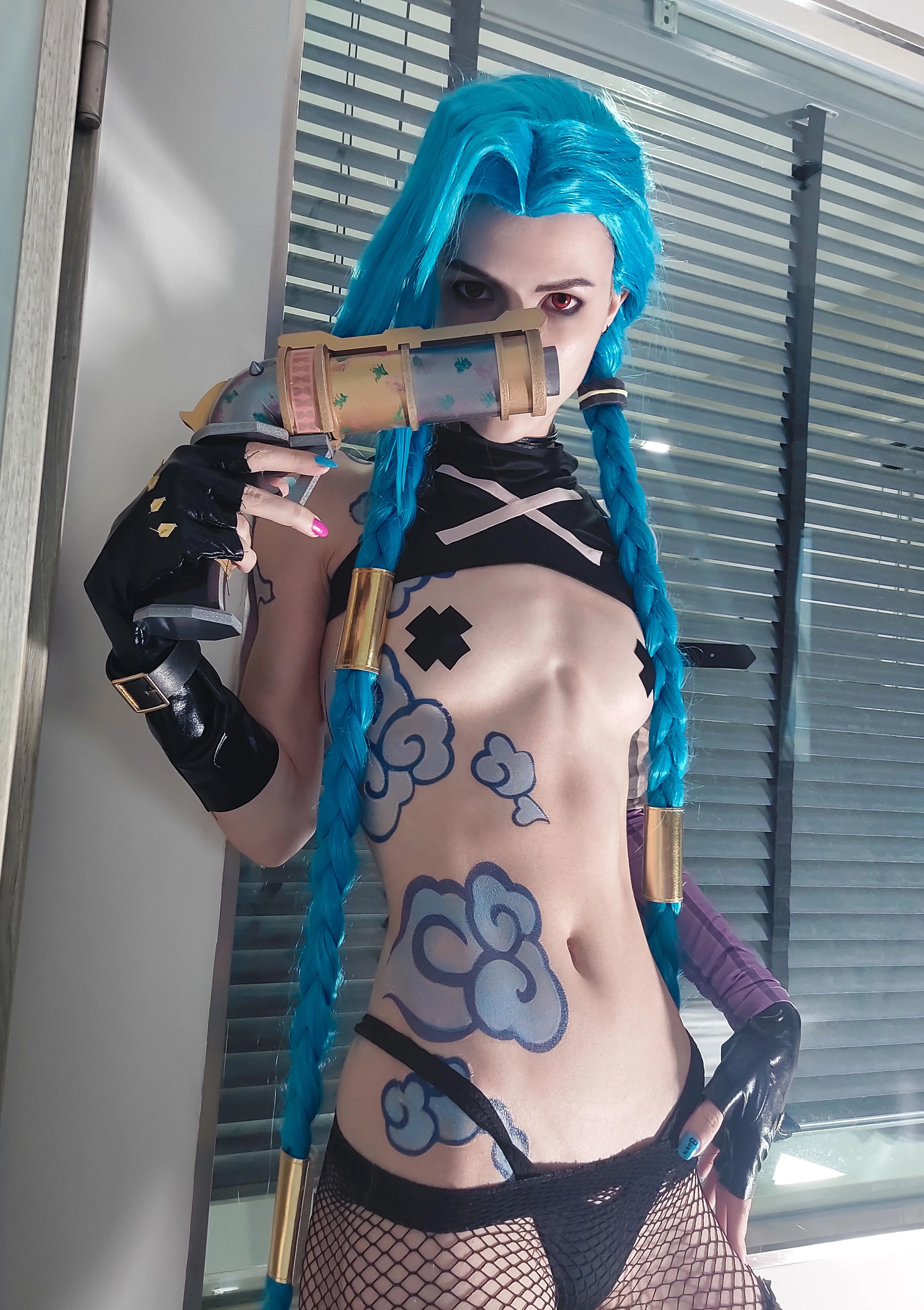 Jinx with tape