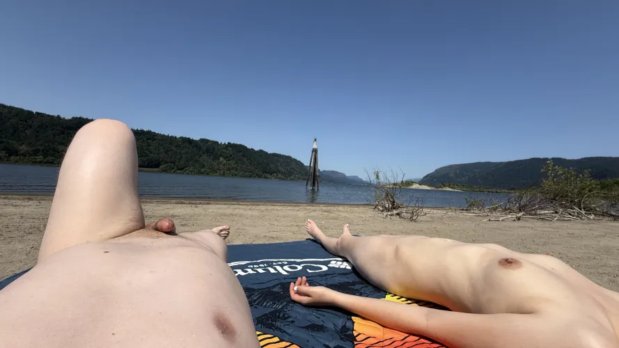 Beautiful day at Rooster Rock Saturday