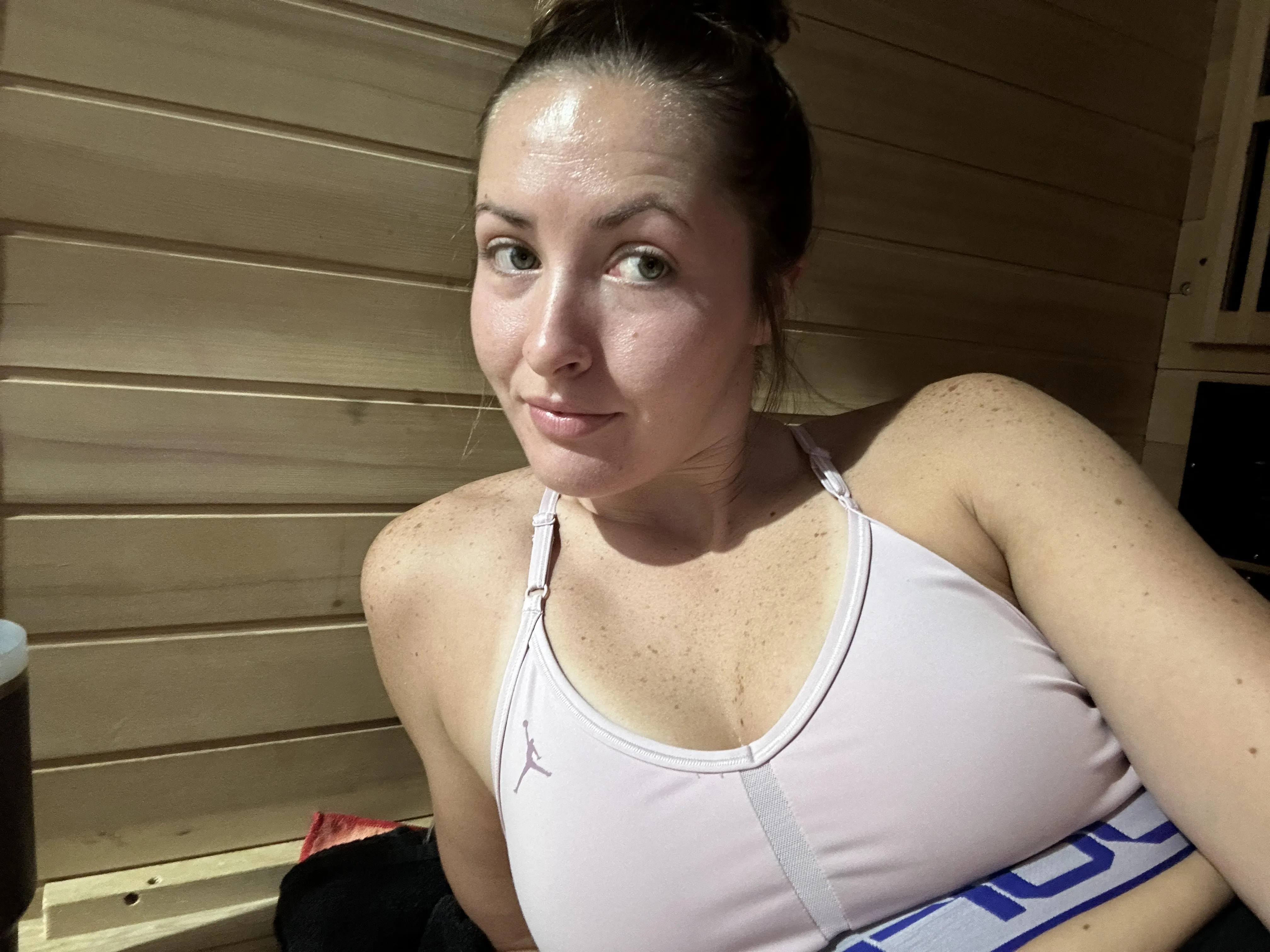 freckles are about to get so sweaty