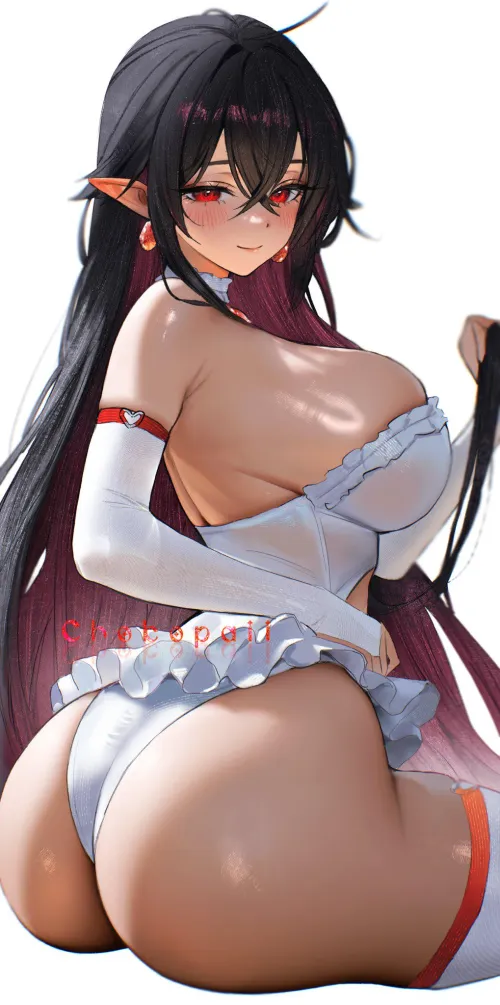 Frilled leotard (chokopaii)