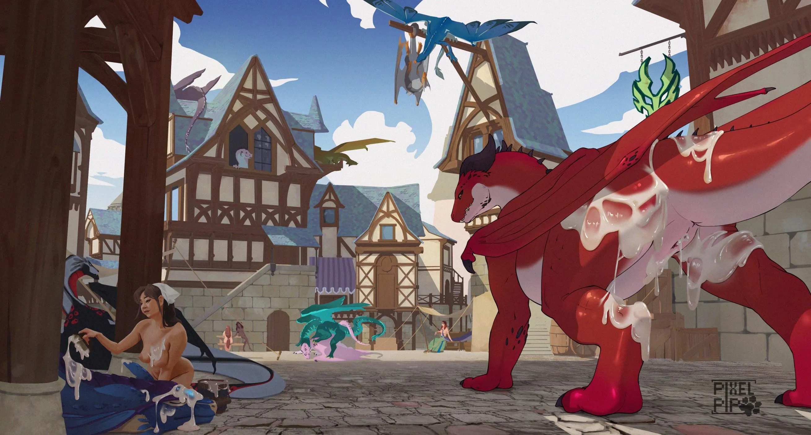 Ren faire broodmother [F] (pixelpip)