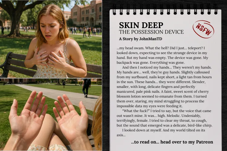Skin Deep: The Possession Device [Gender Bender][Possession][Story With Images]