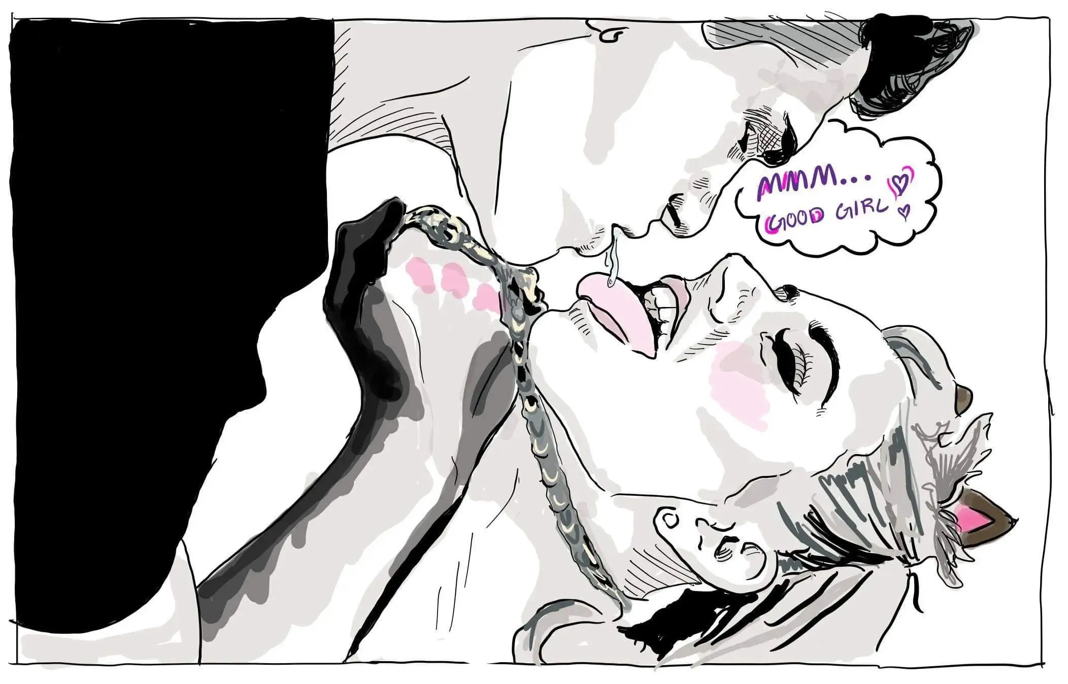 That intensity, that desire, that closeness is impossible to imitate. Let me be obsessed with you, and you obsessed with me.