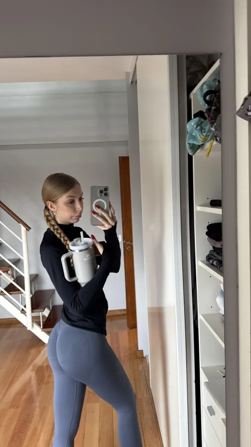 when you say hot girl in yoga pants, i want you to think of me