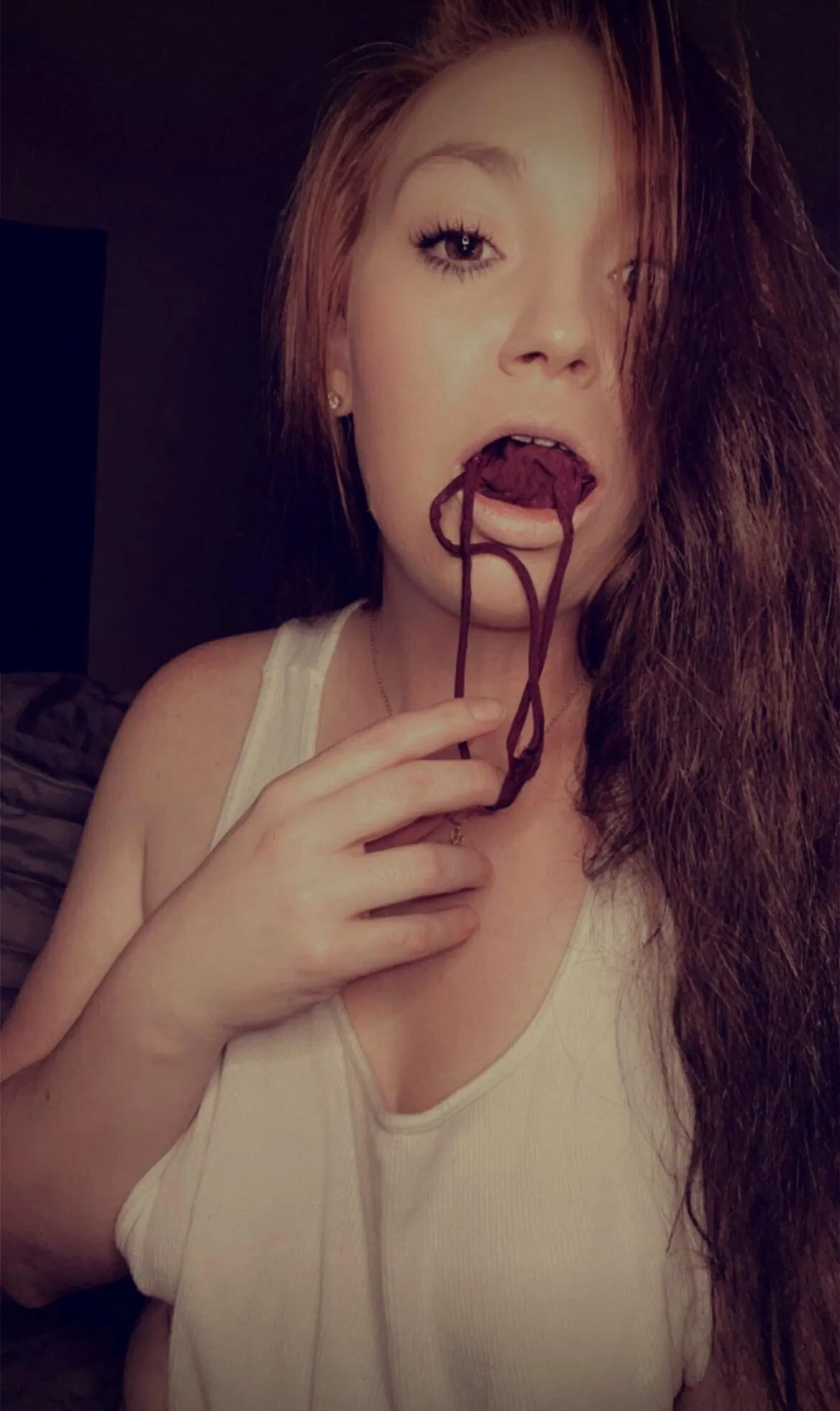 Would you stuff anything else in my mouth?