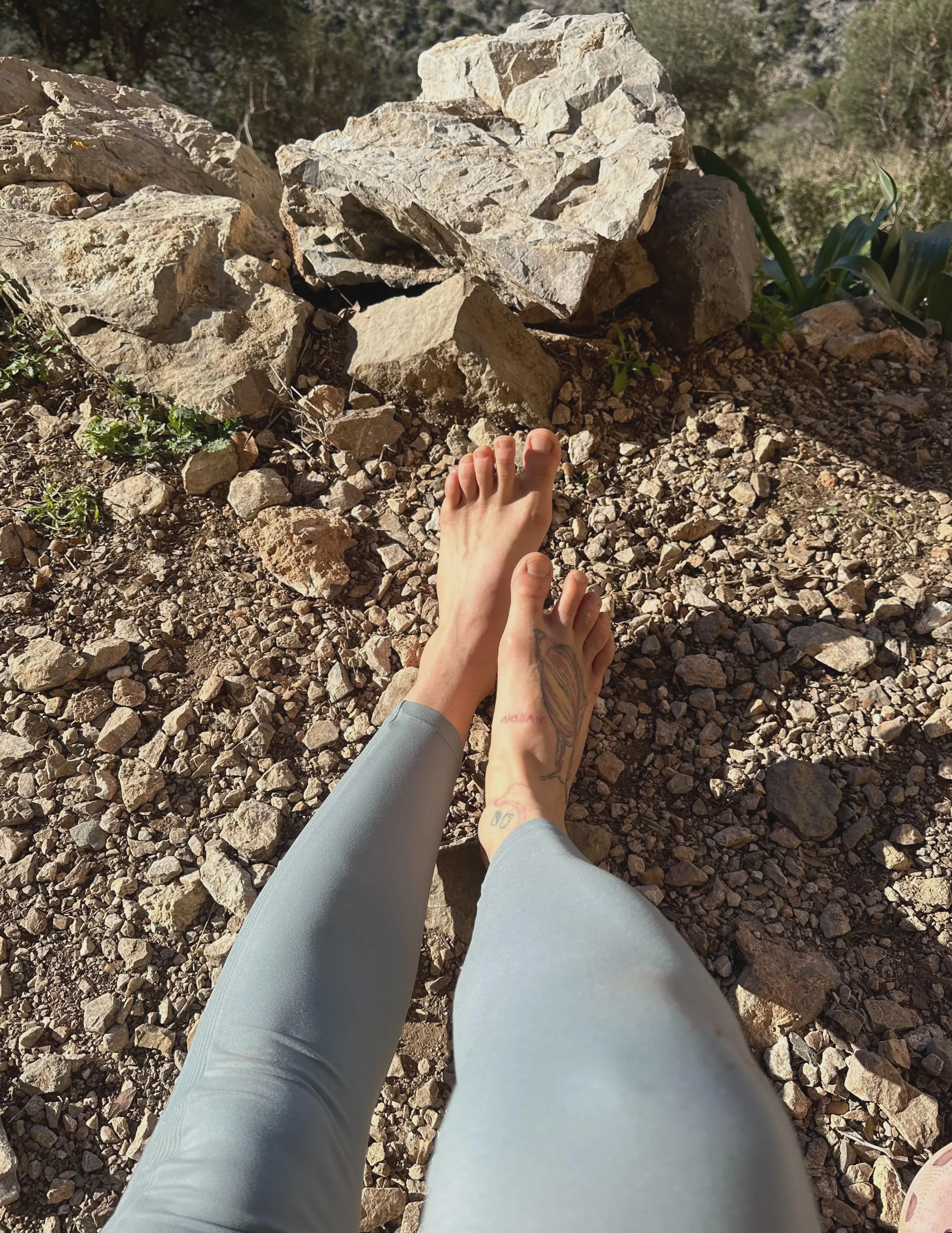 you like my snail tattoo on my foot