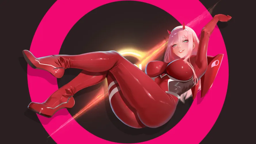 Zero Two - Drawing, IndieAnime