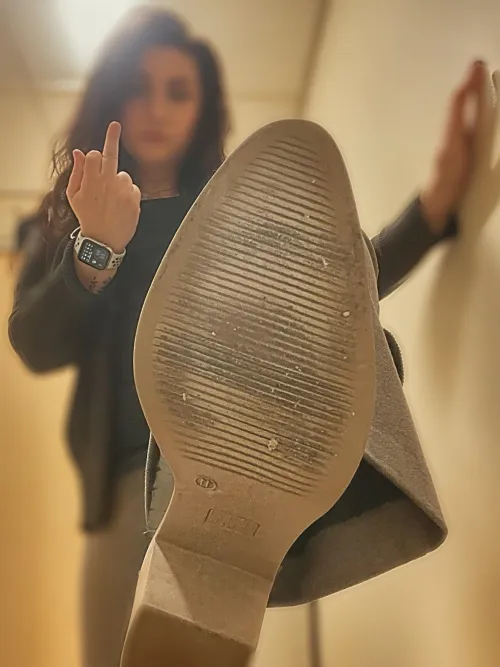 Lick the bottom clean