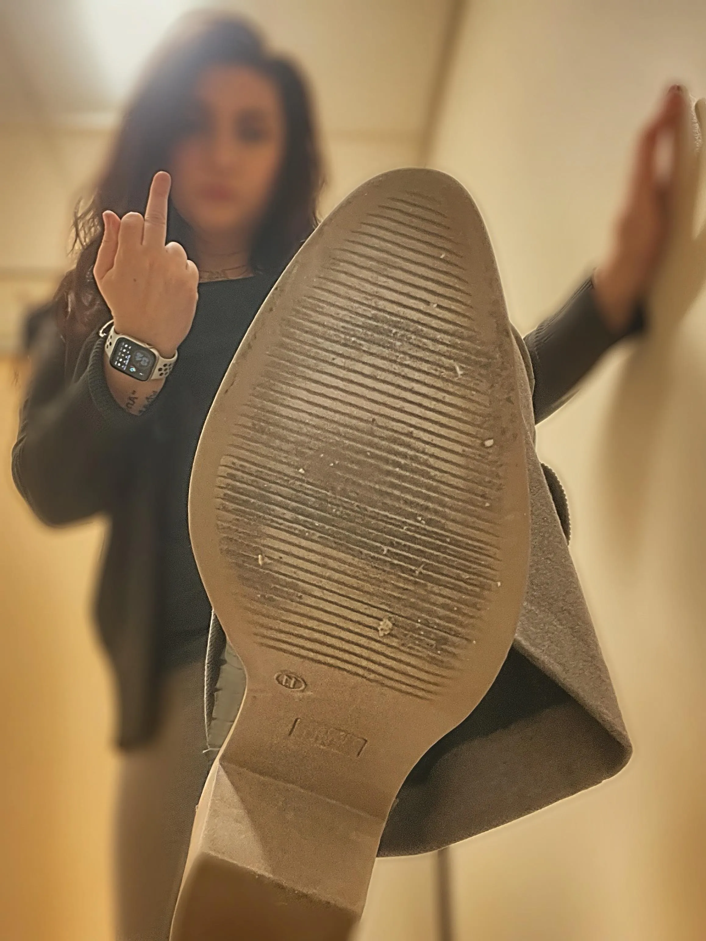 Lick the bottom clean