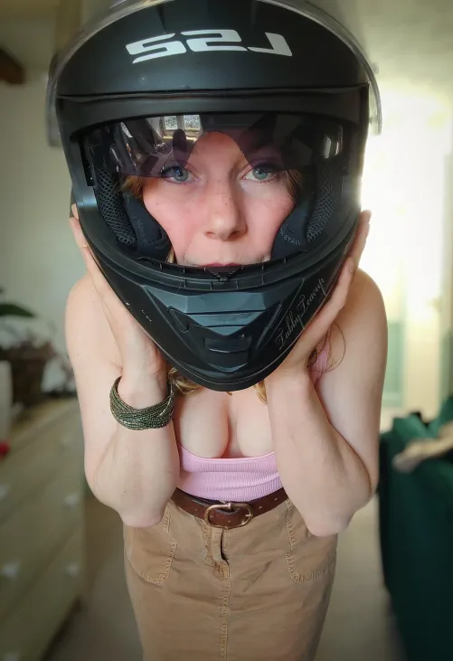 Looking forward to wearing my helmet this weekend