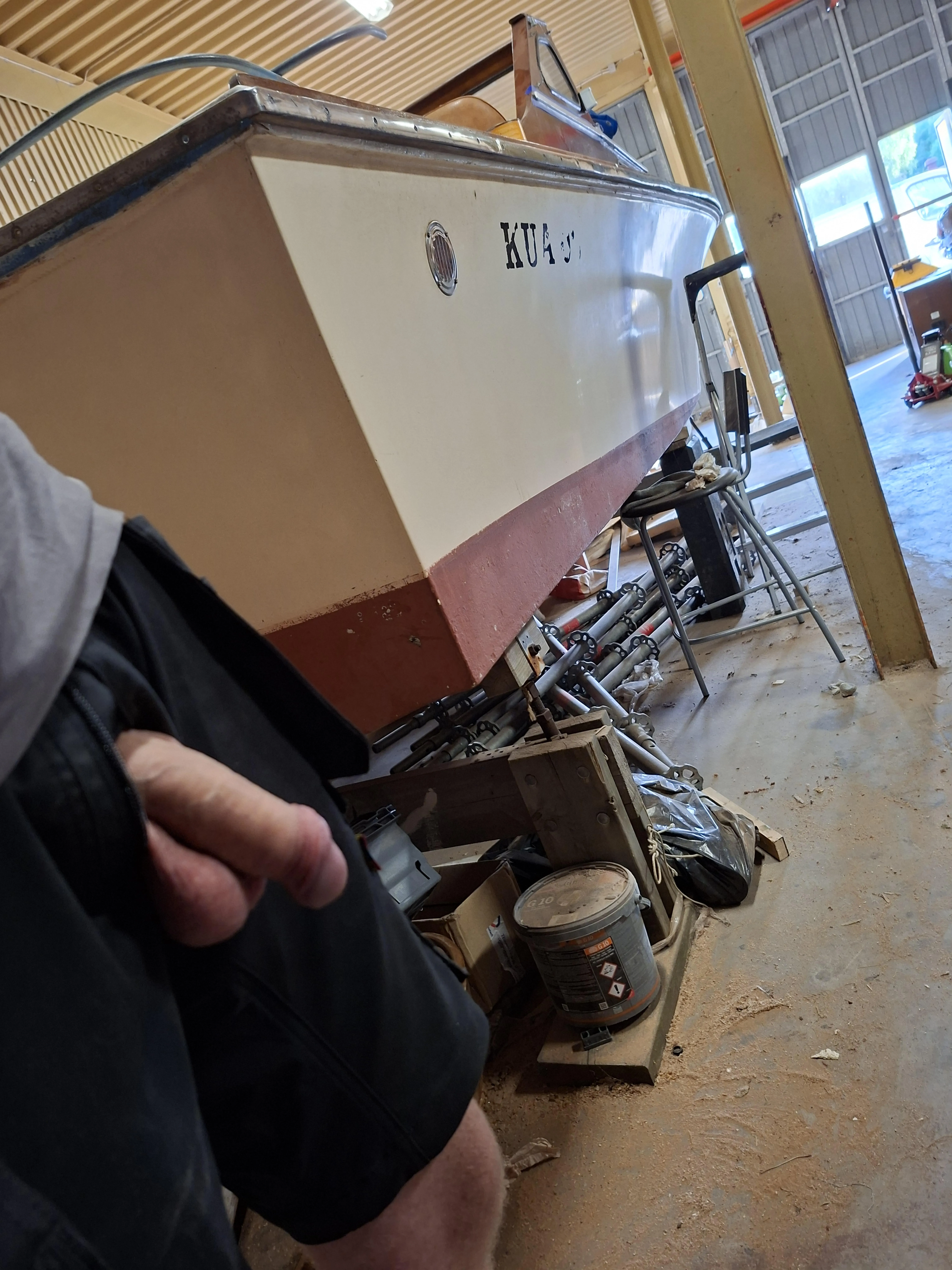 On my other work. Renovating boats