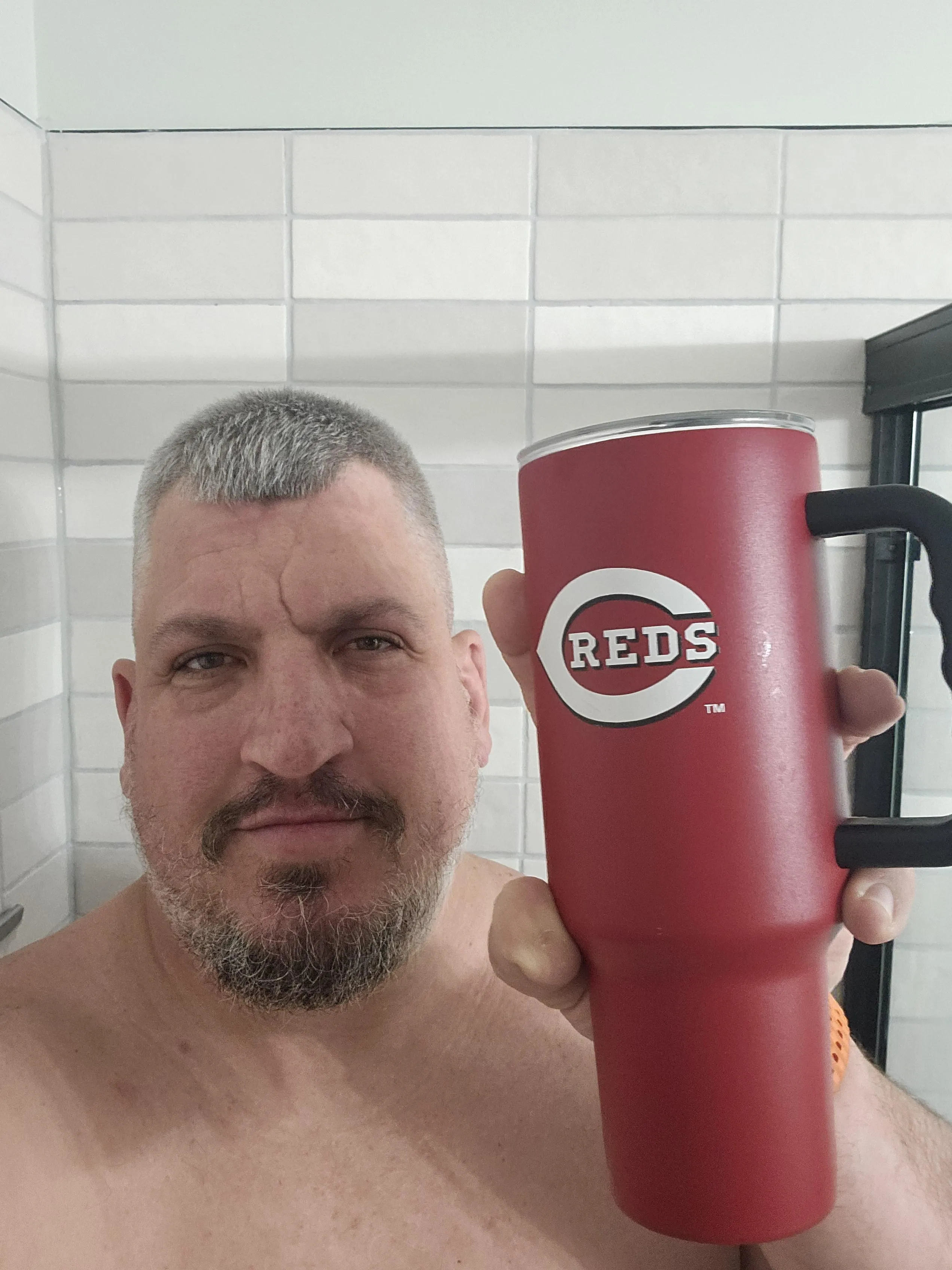 Some Blue Moon, Orange Juice and oranges in a cup. It's a beermosa