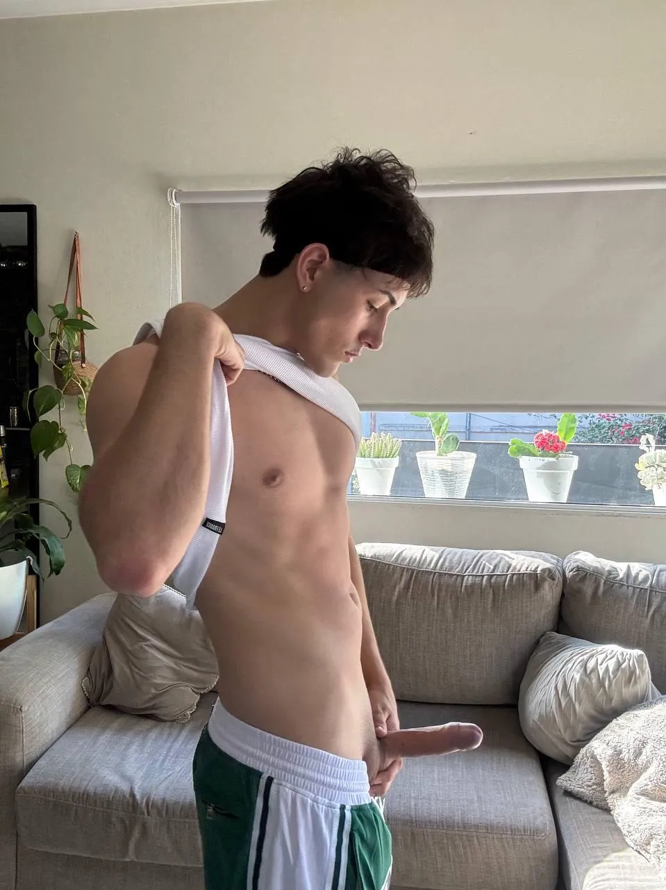 Suck my nipples first before you go down there