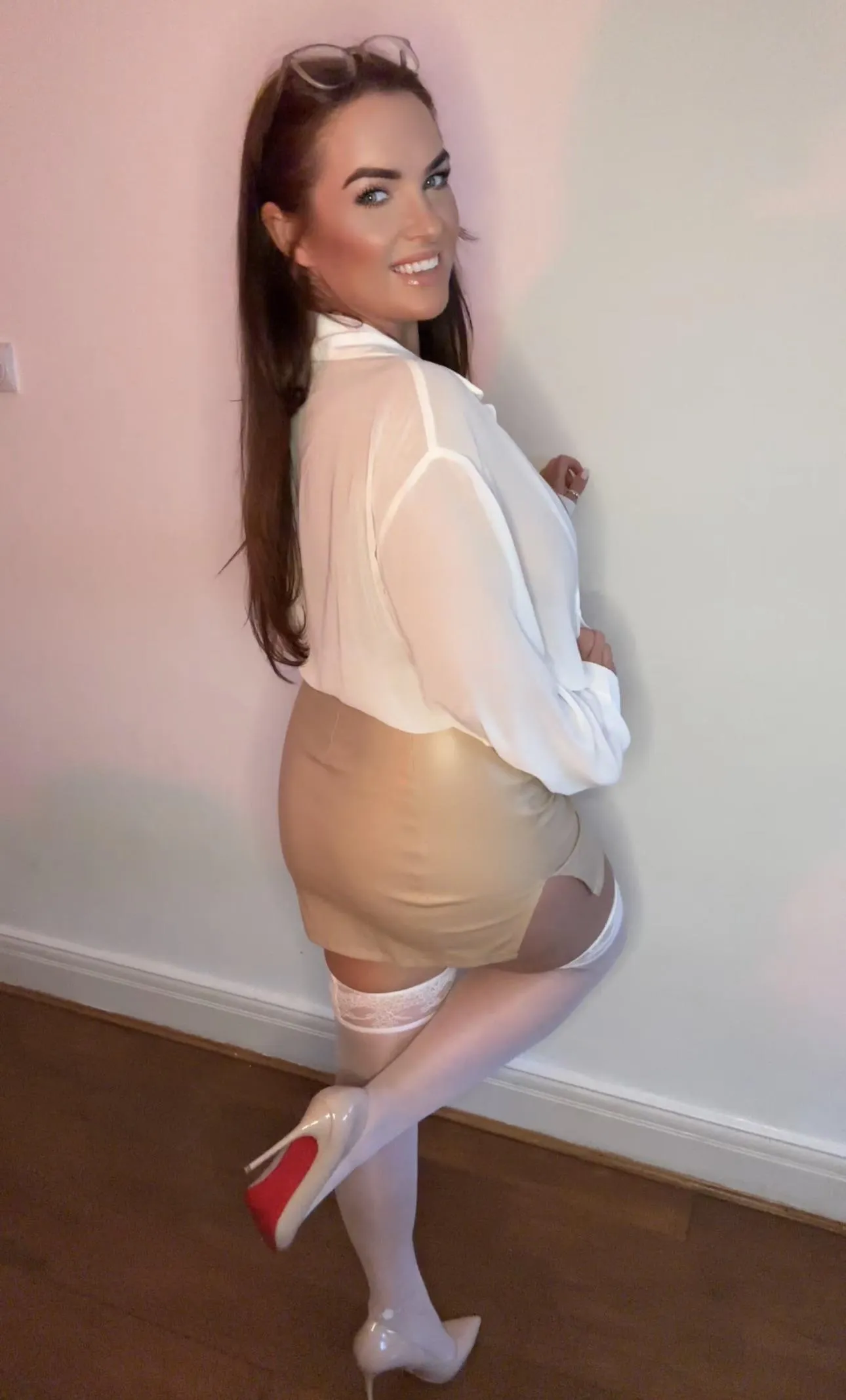 Feeling cute in white