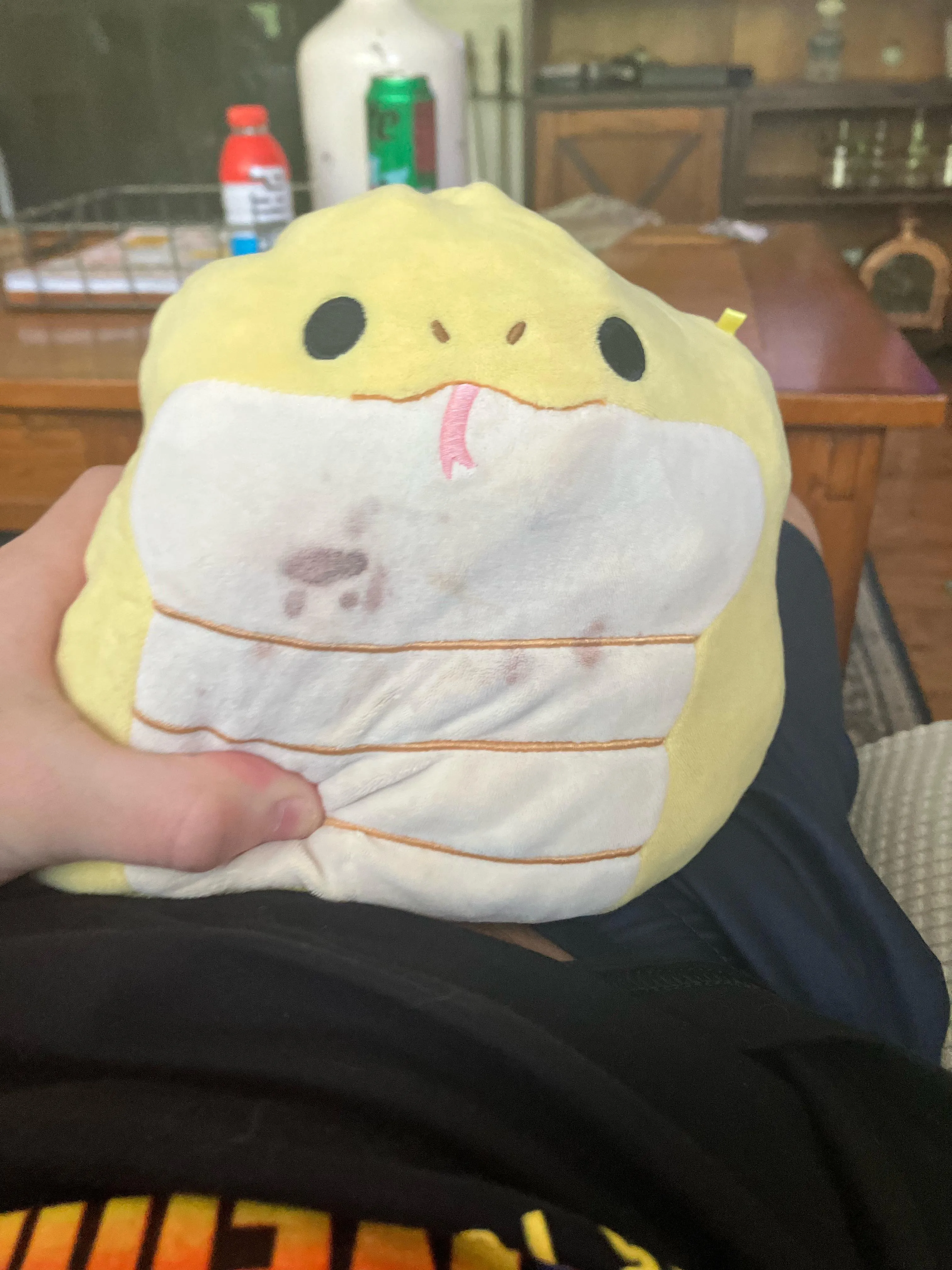 Got a little snake on my dick!