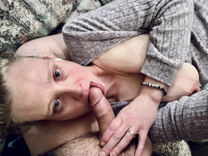 I can’t leave his perfect cock alone