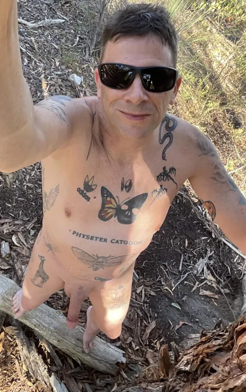 I love exploring nature naked