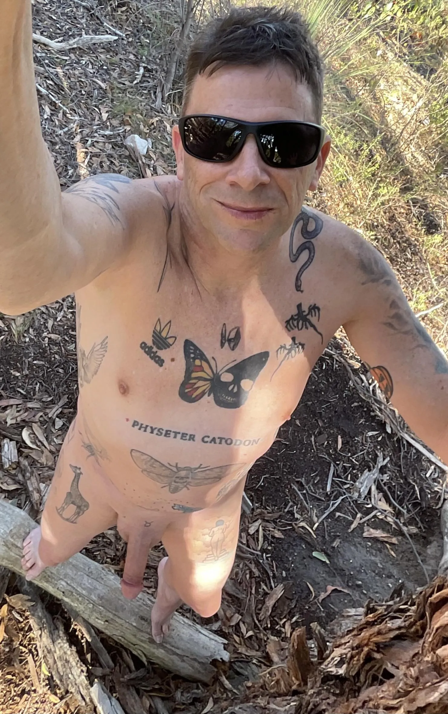 I love exploring nature naked