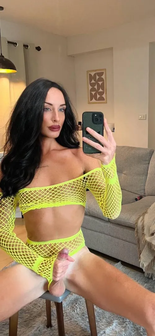 If you walked in and I was playing with my girlie cock what should we do next ? 😈