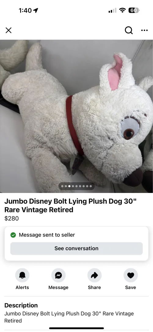 Is it good price for the bolt plushie