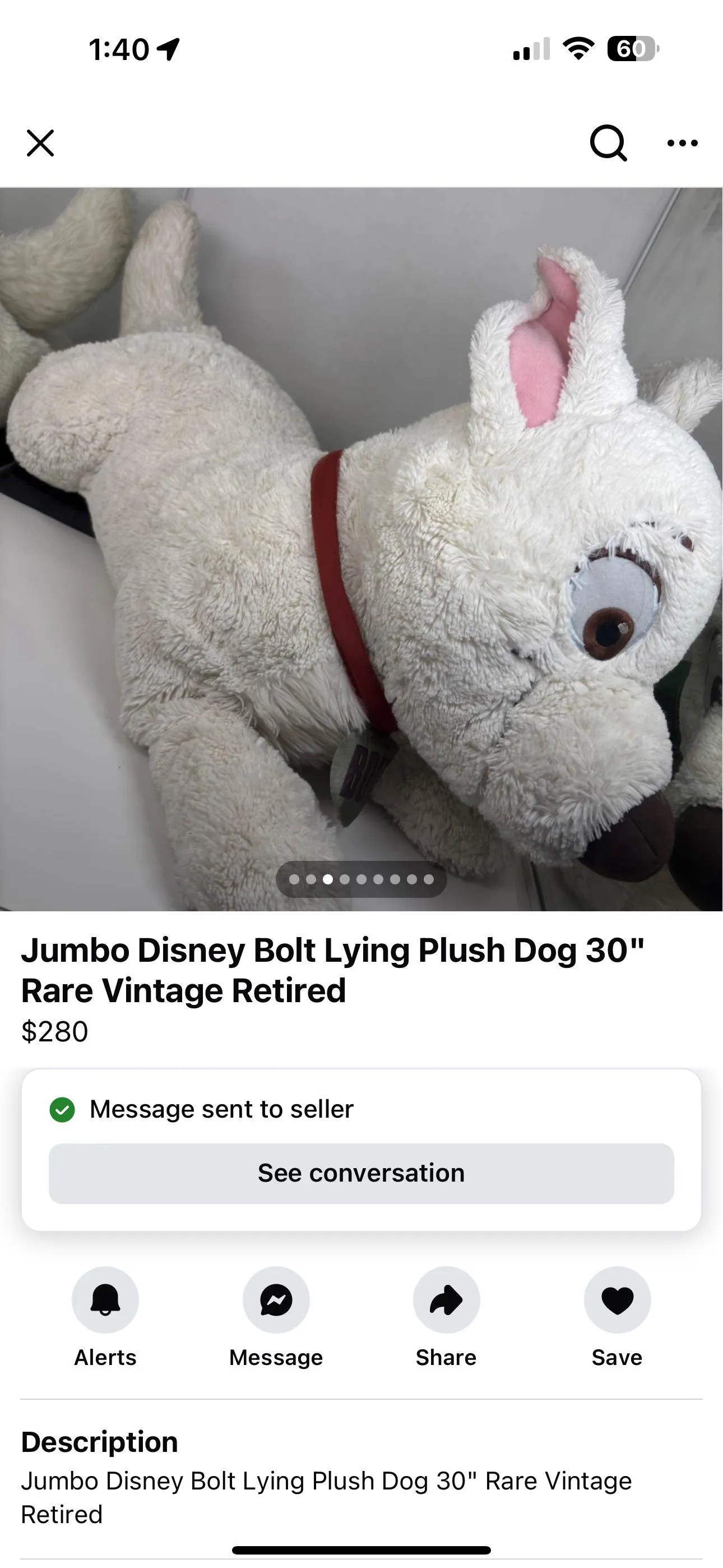 Is it good price for the bolt plushie