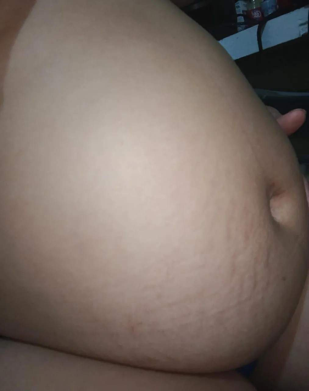 Beautiful and sexy pregnant belly