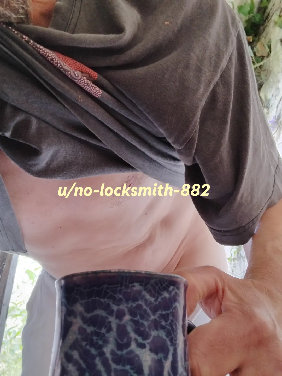 Before gardening tea!